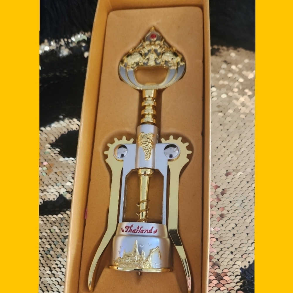 Gold and Silver Bottle Opener